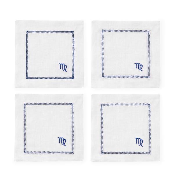 Segni Cocktail Napkins by Sferra