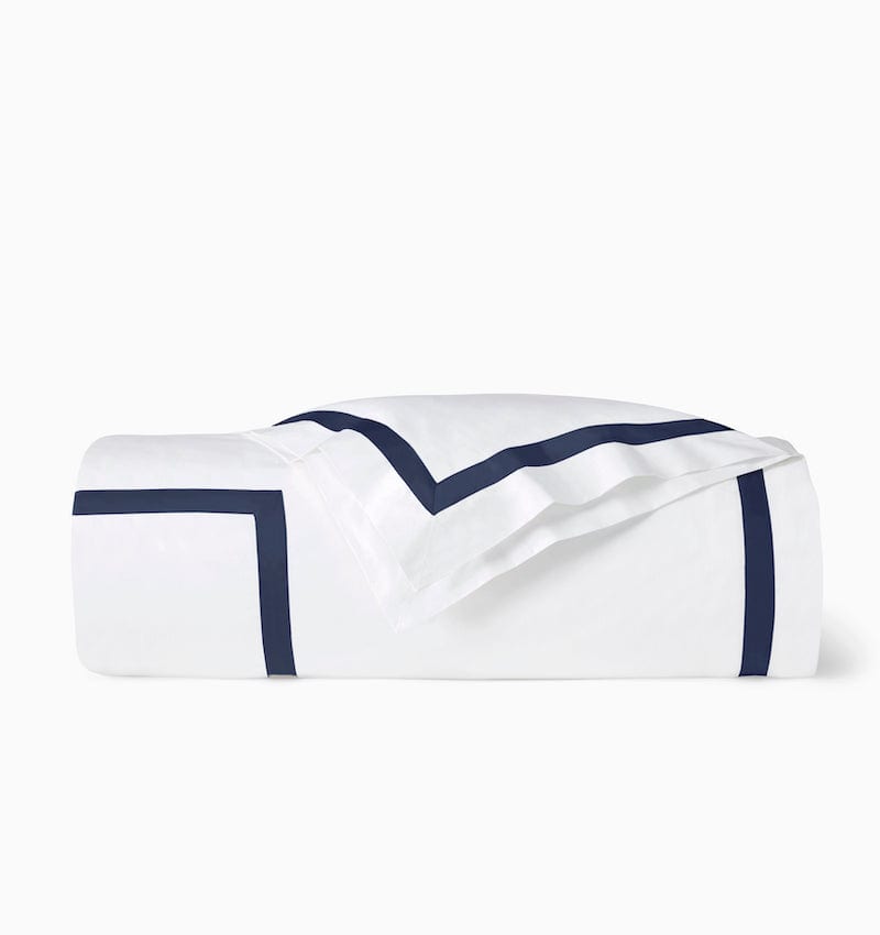 Estate Bedding in White and Navy by Sferra