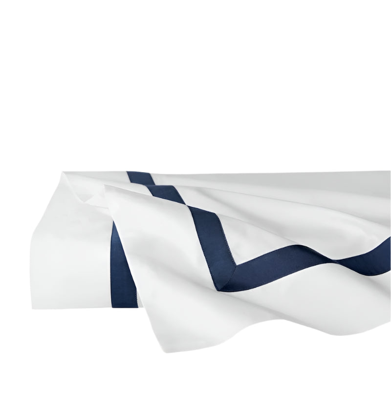 Estate Bedding in White and Navy by Sferra