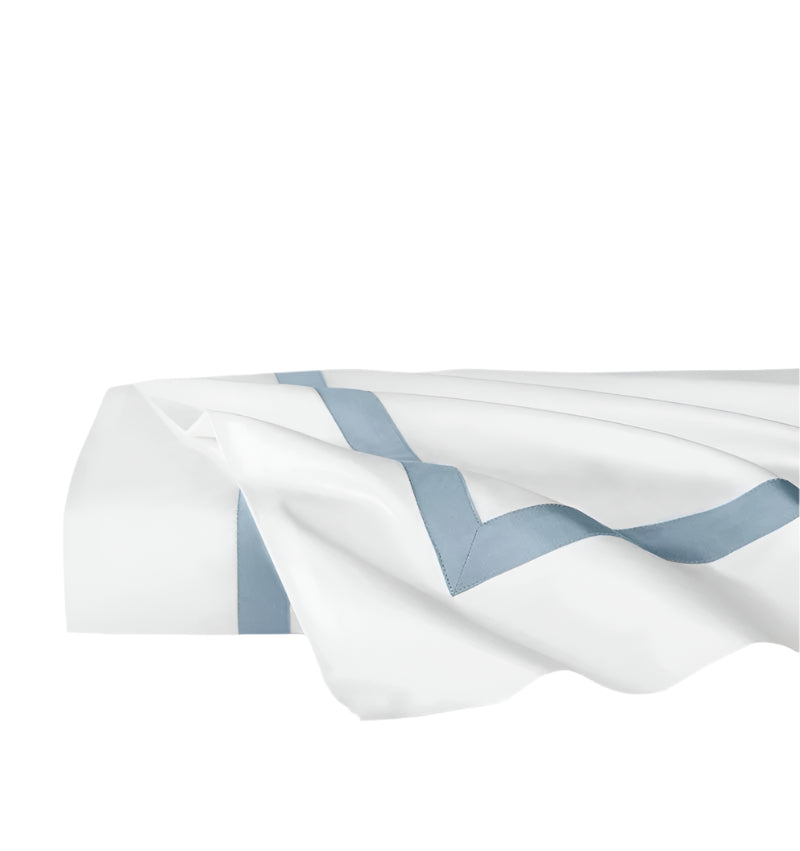 Estate Bedding in White and Sea by Sferra