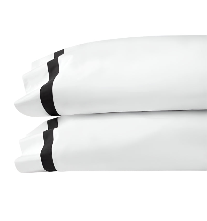Estate Bedding in White and Black by Sferra