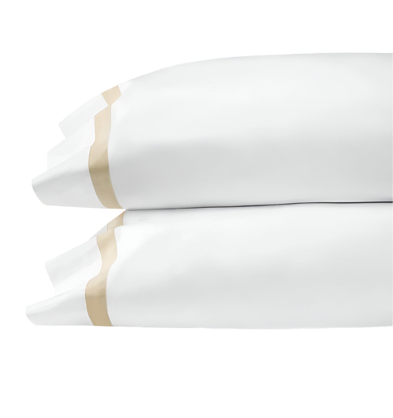 Estate Bedding in White and Sand by Sferra