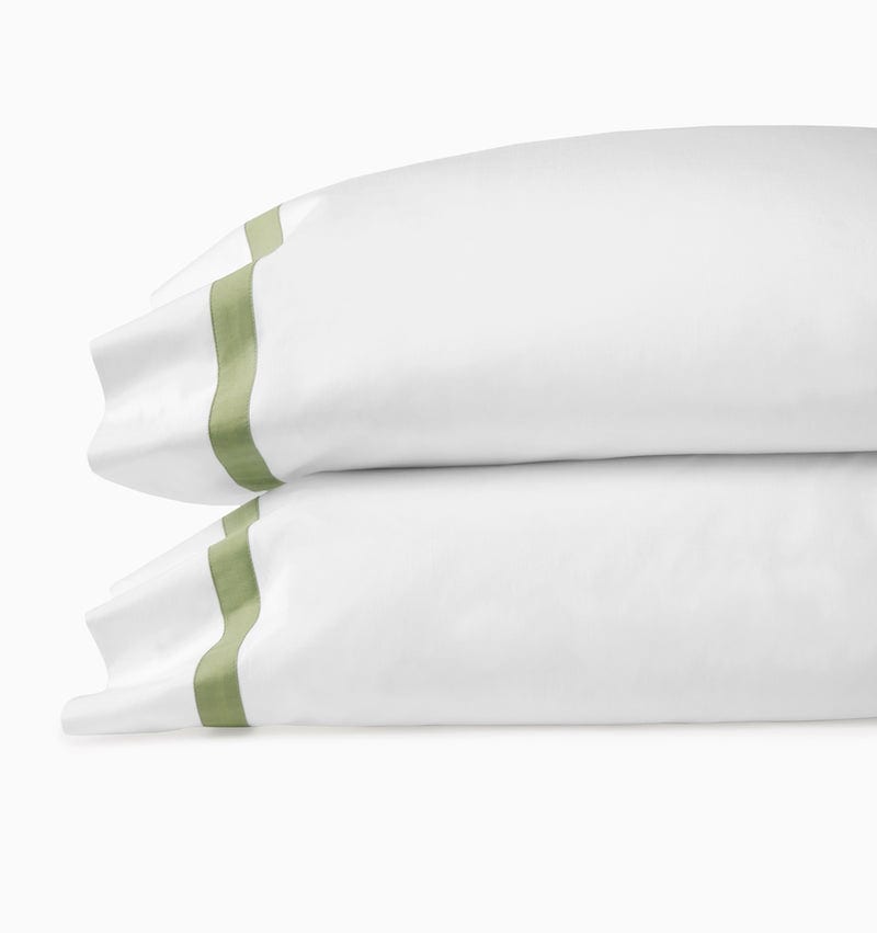 Estate Bedding in White and Willow by Sferra