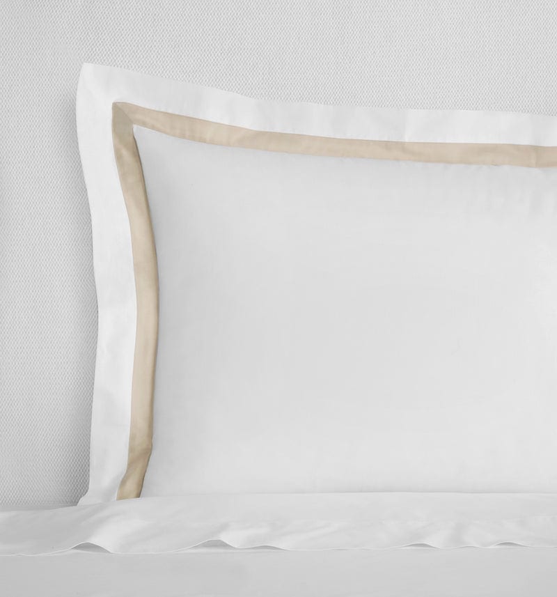Estate Bedding in White and Sand by Sferra