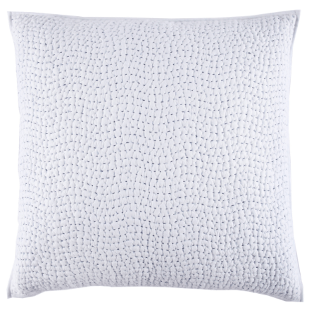 Hand Stitched Light Indigo Quilted Coverlets by John Robshaw