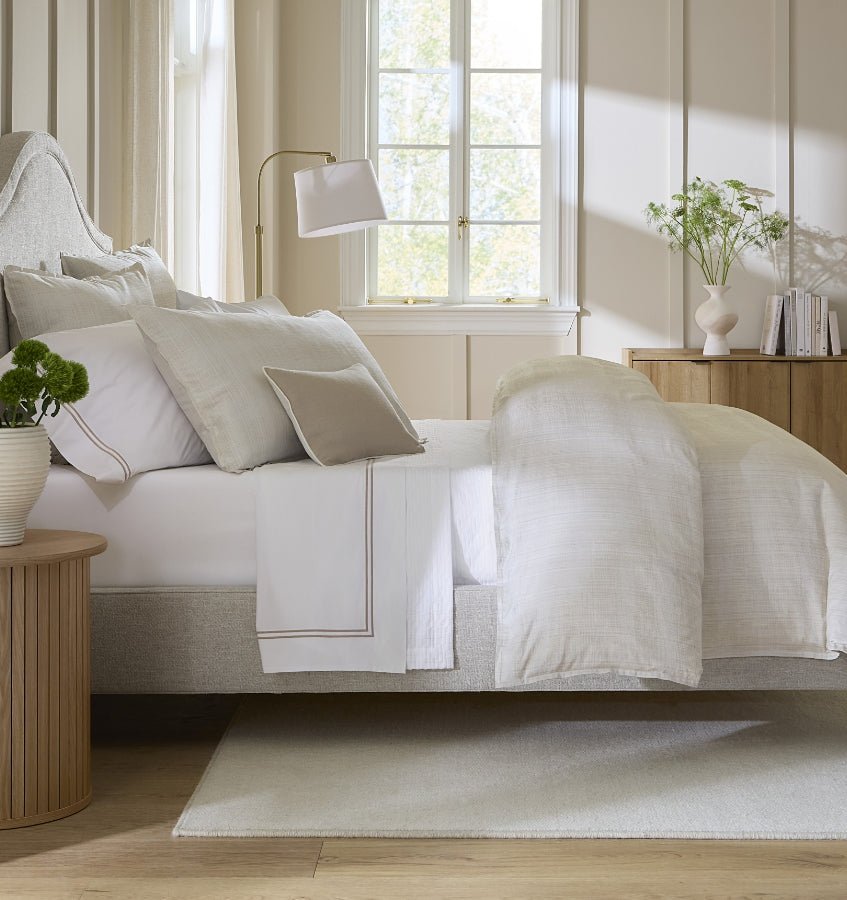 Gianna Beige Bedding by Sferra