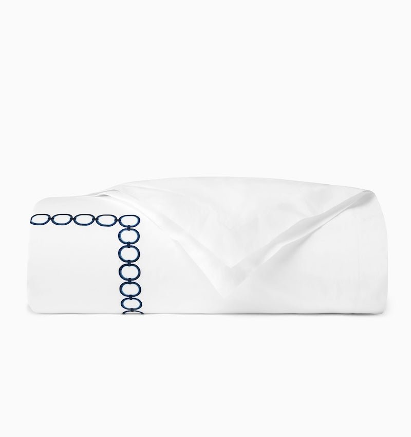 Catena Navy Bedding by Sferra