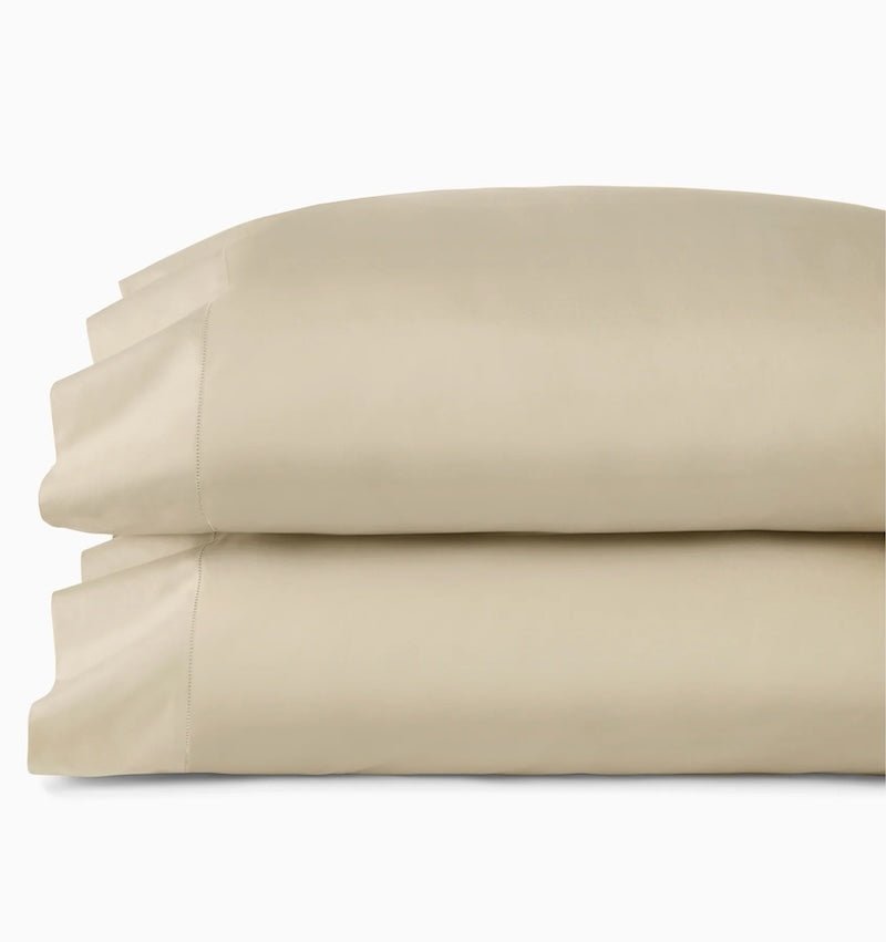 Celeste Sand Percale Bedding by Sferra