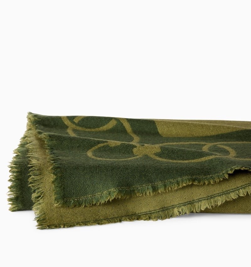 Eterna Chain Throw Blankets by Sferra