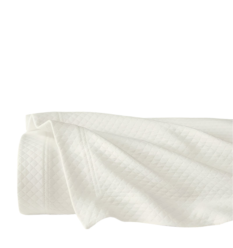 Rombo Oyster Coverlets by Sferra