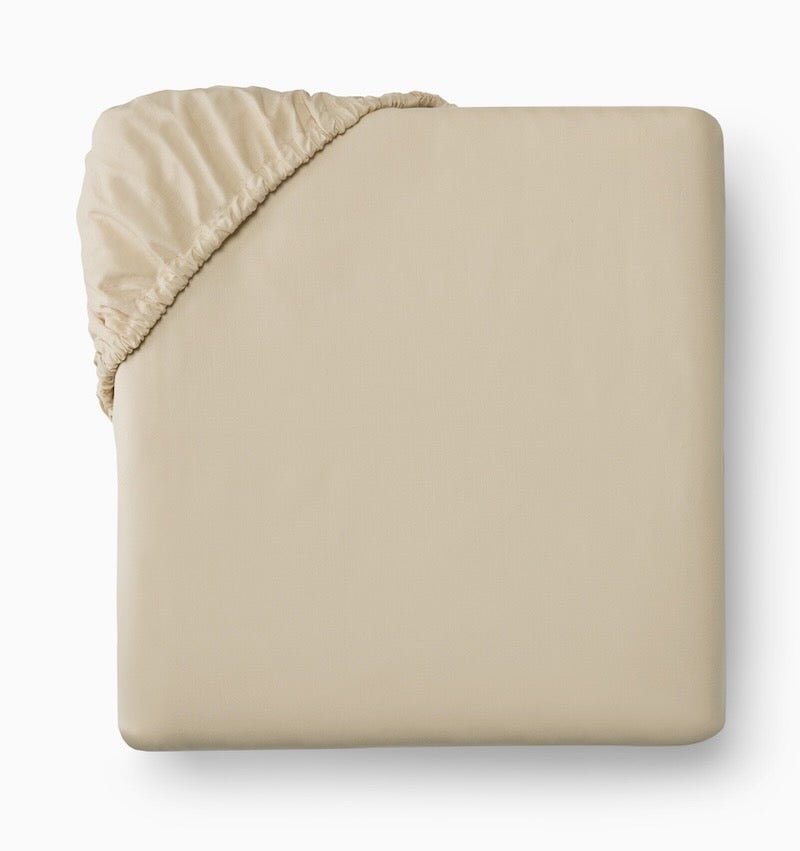 Celeste Sand Percale Bedding by Sferra