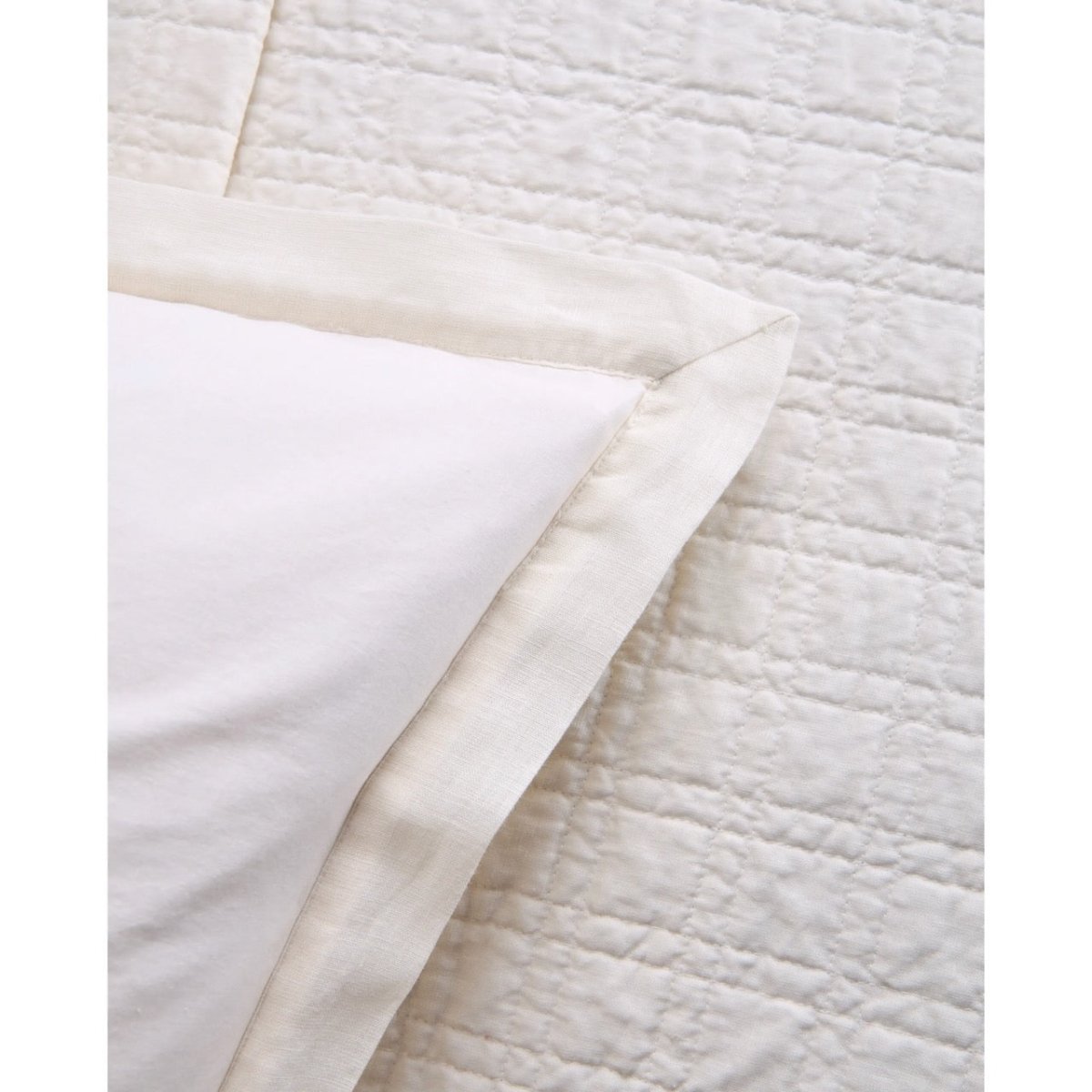 Owen Cream Quilted Coverlets by Pom Pom at Home