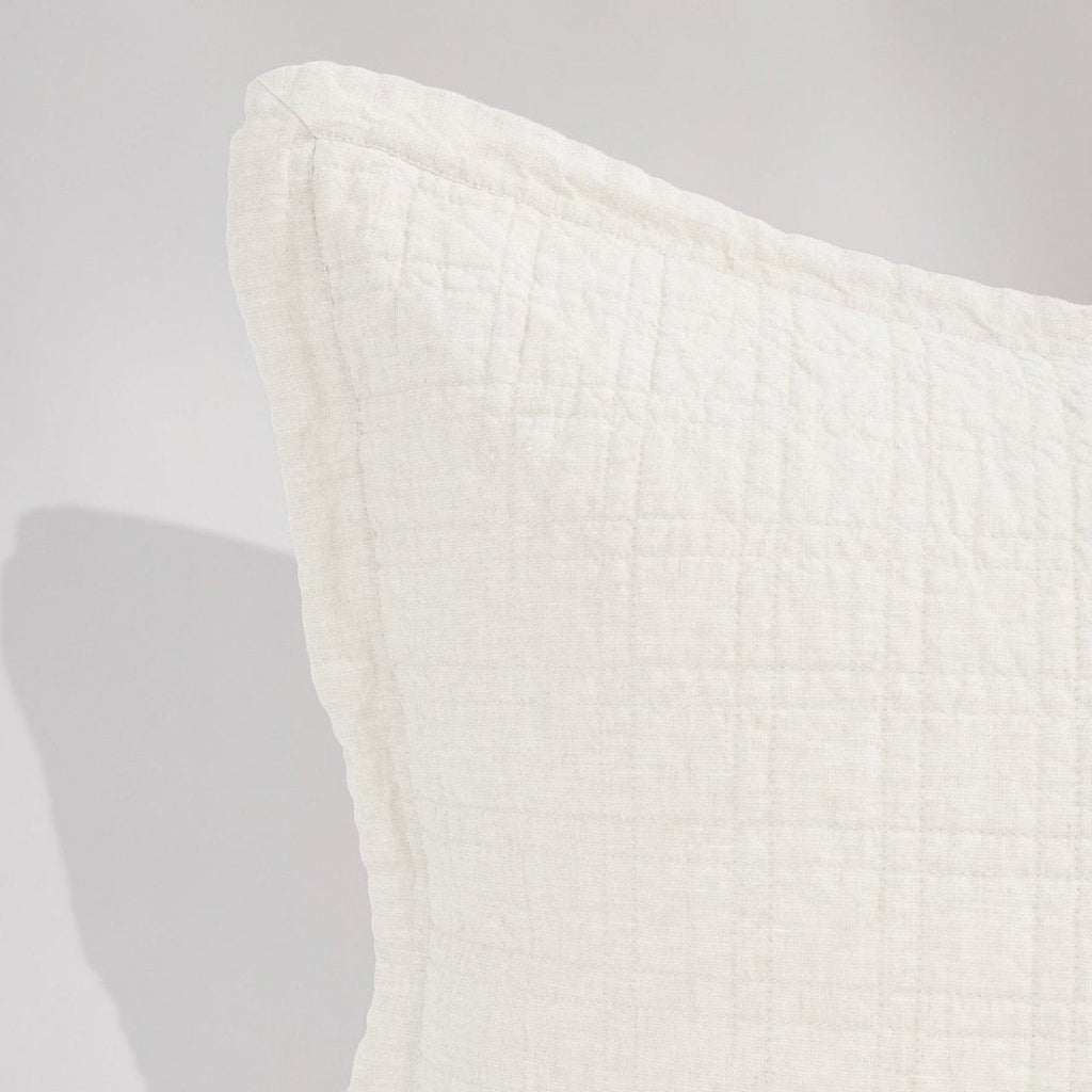 Owen Cream Quilted Coverlets by Pom Pom at Home