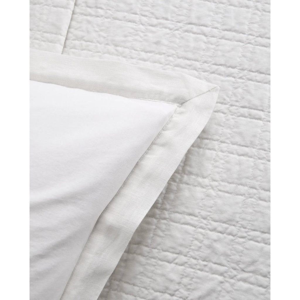 Owen White Quilted Coverlets by Pom Pom at Home