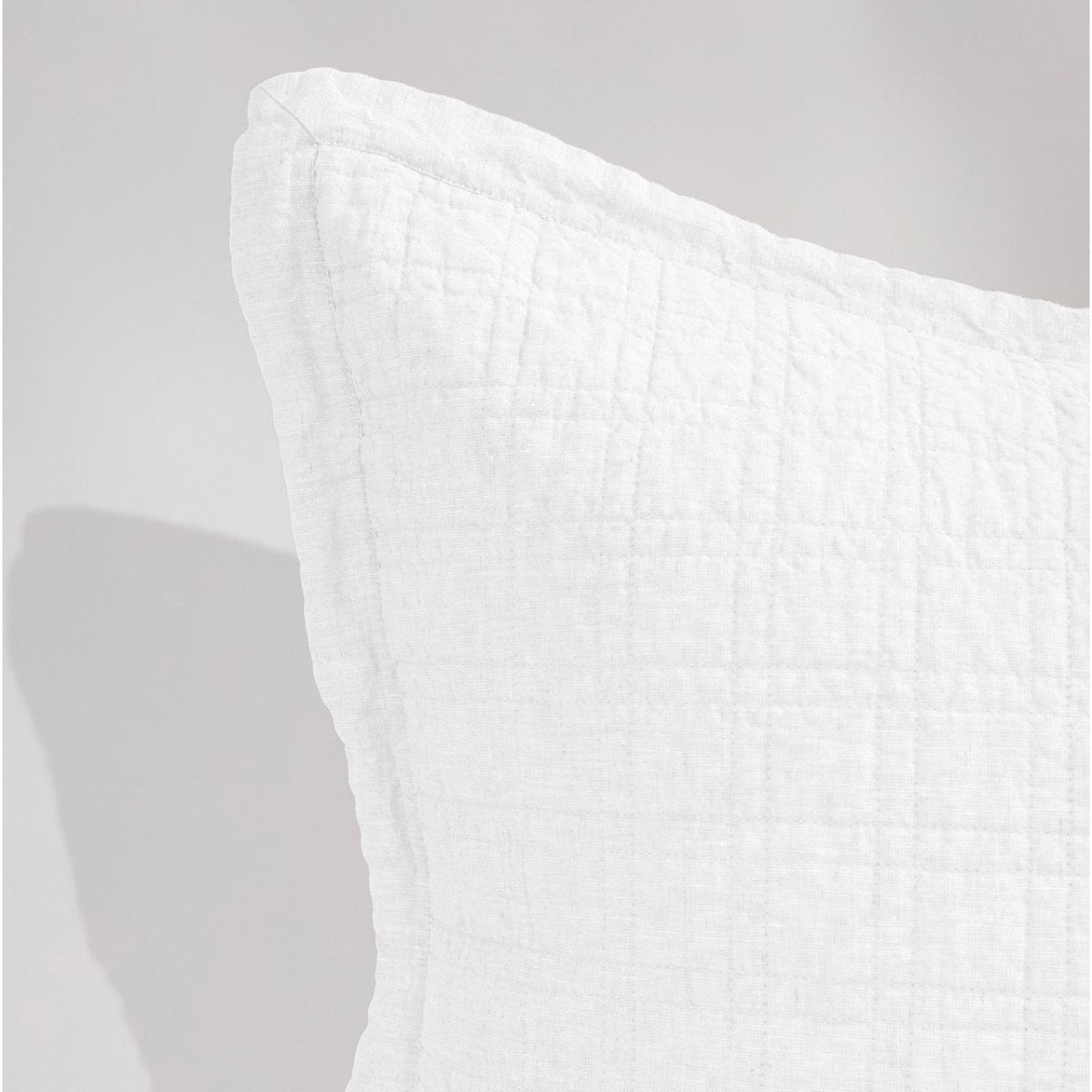 Owen White Quilted Coverlets by Pom Pom at Home