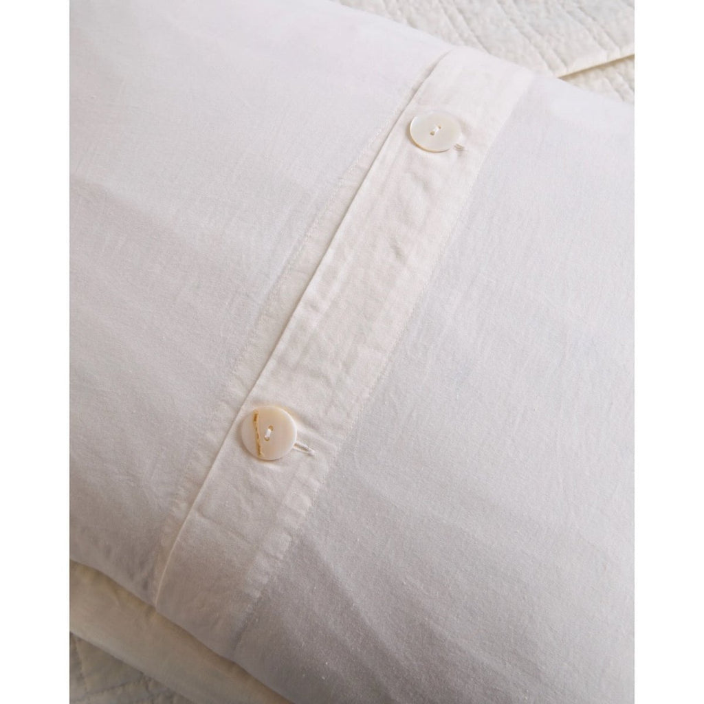 Owen Cream Quilted Coverlets by Pom Pom at Home