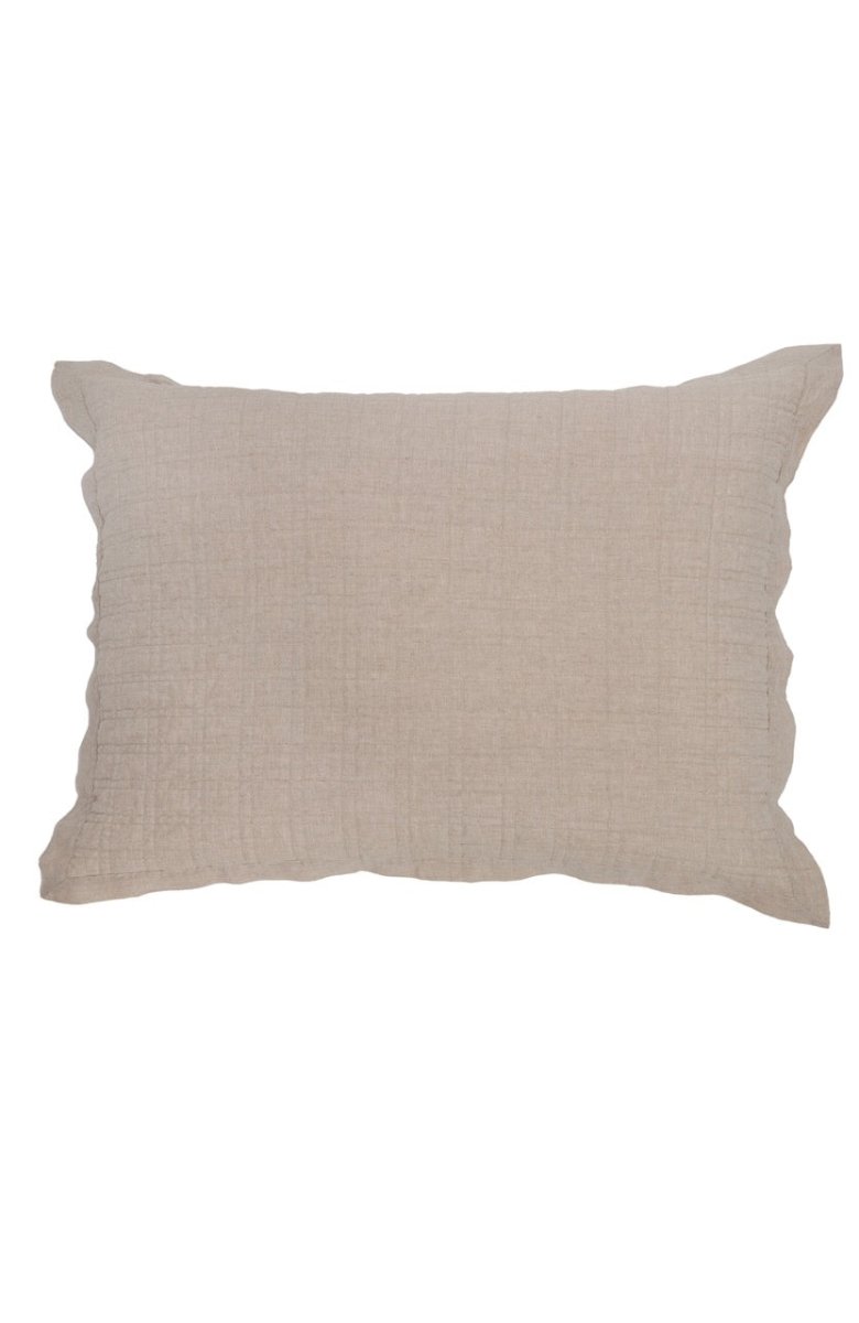 Owen Flax Quilted Coverlets by Pom Pom at Home