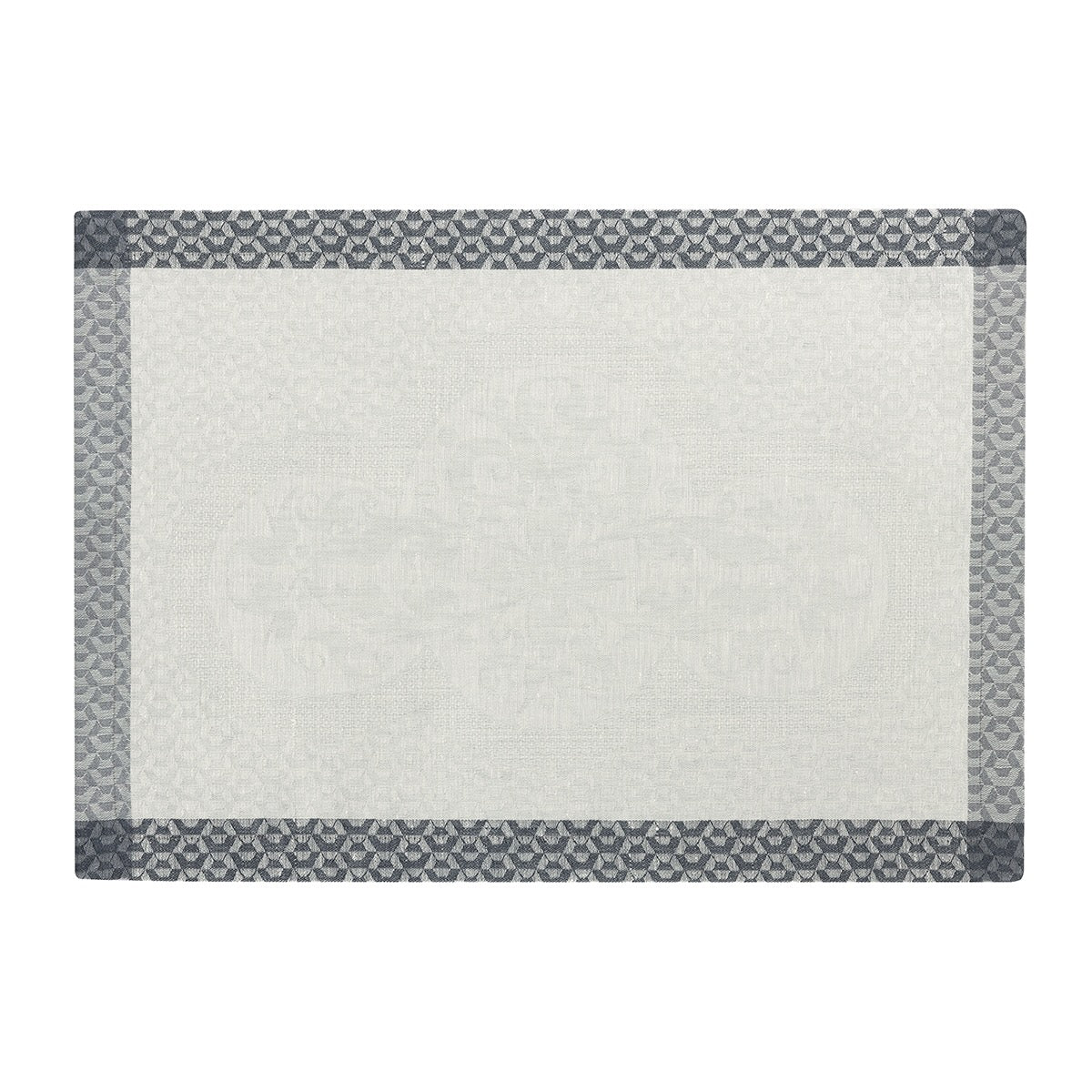 Evasion Celeste Grey 20" x 14" Placemat by Le Jacquard Français