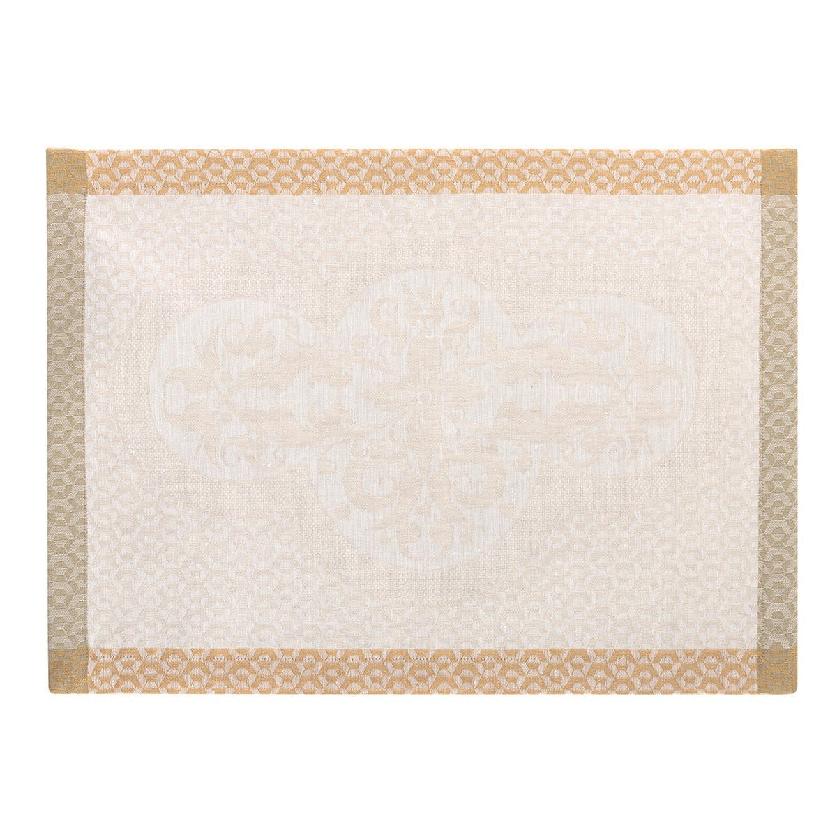 Evasion Celeste Beige 20" x 14" Placemat by Le Jacquard Français