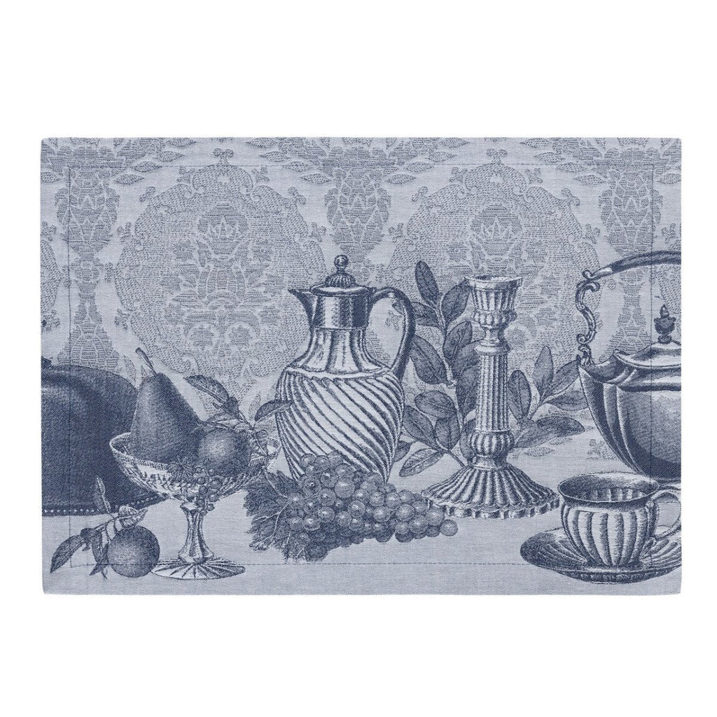 Festin Blue 20" x 14" Placemat by Le Jacquard Français