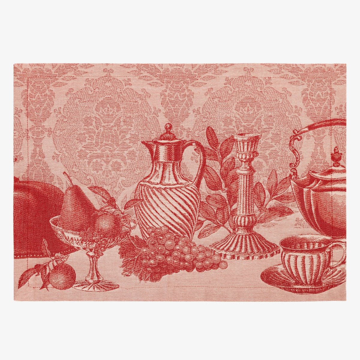 Festin Red 20" x 14" Placemat by Le Jacquard Français