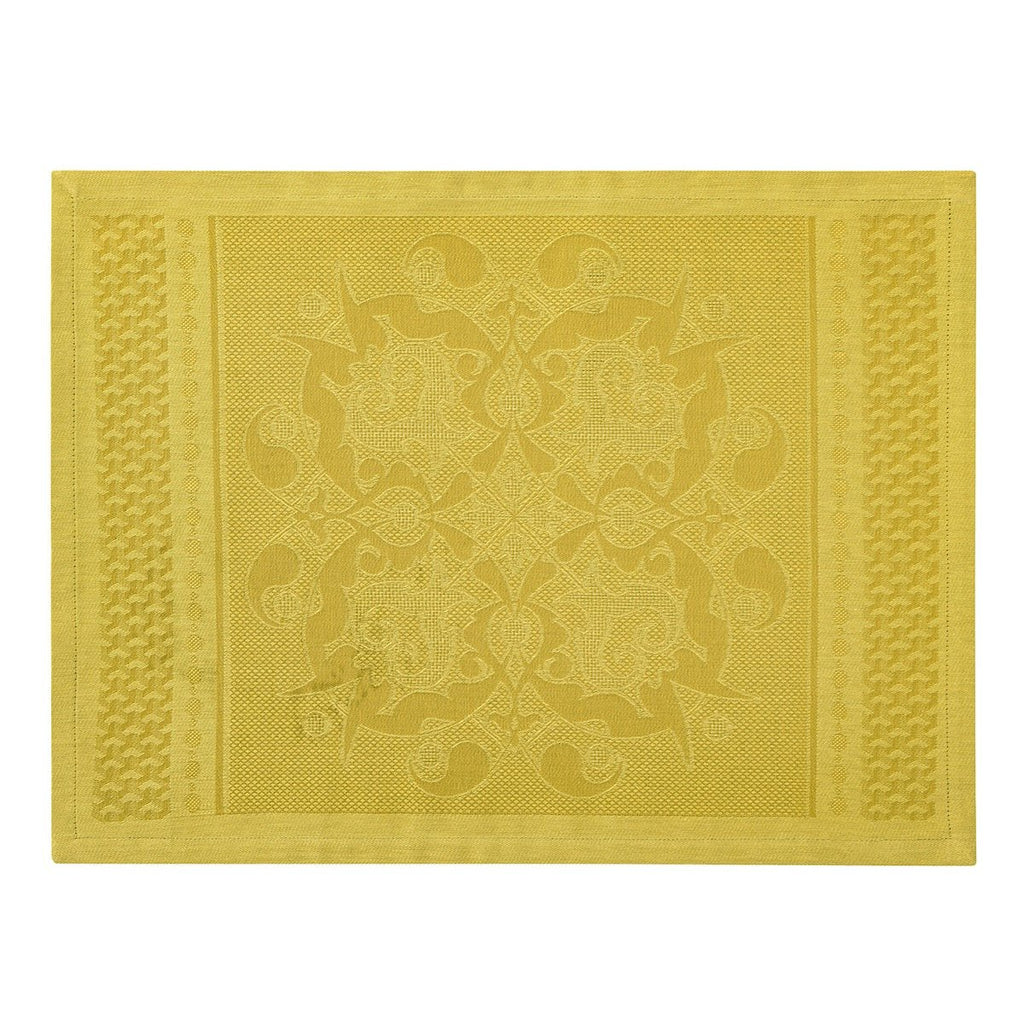 Palais Venitien Yellow 20" x 14" Placemat by Le Jacquard Français