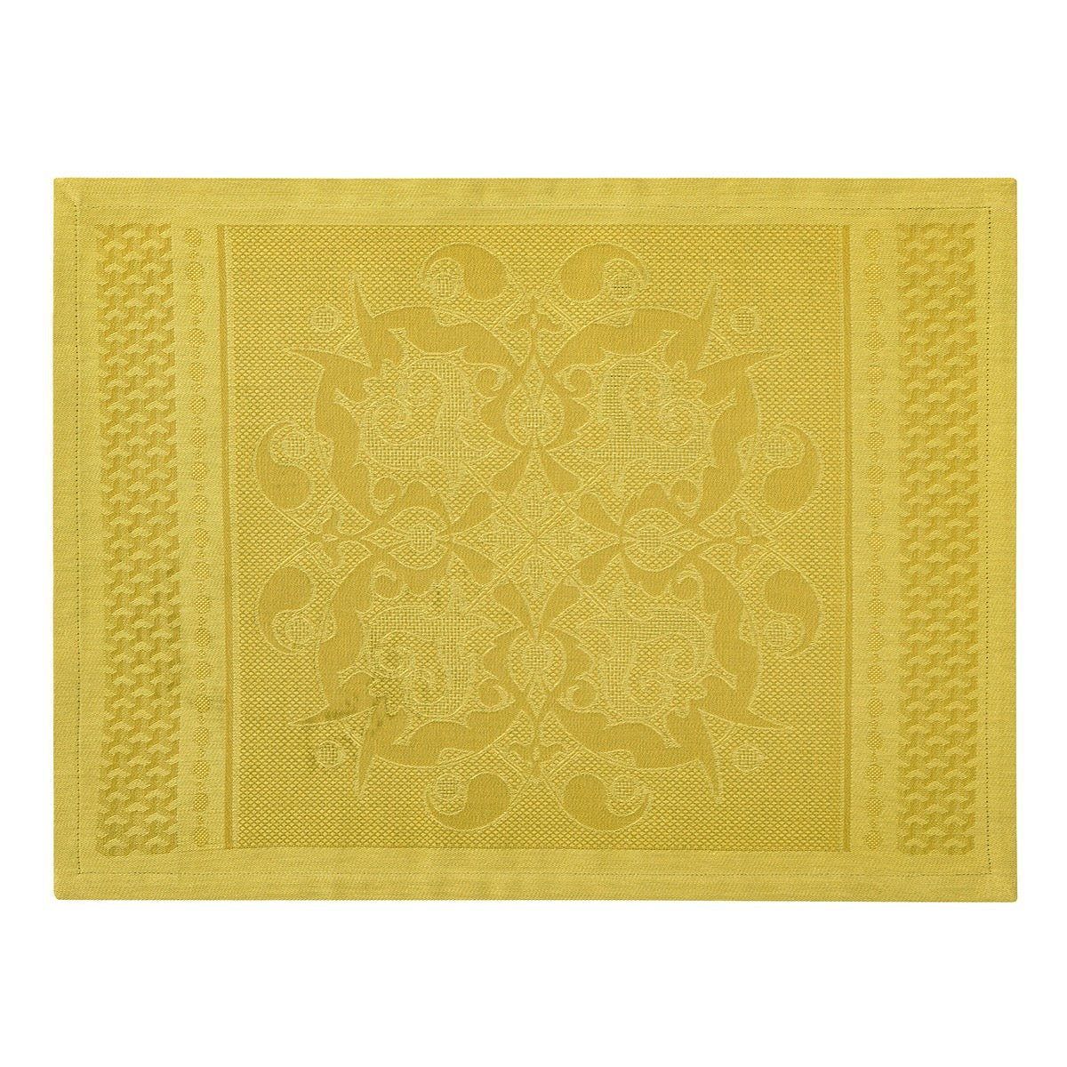 Palais Venitien Yellow 20" x 14" Placemat by Le Jacquard Français