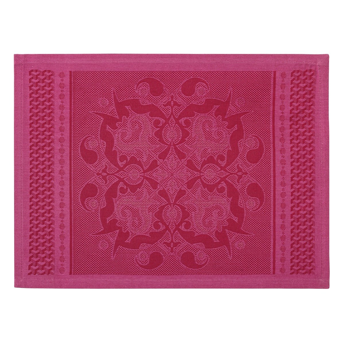 Palais Venitien Pink 20" x 14" Placemat by Le Jacquard Français