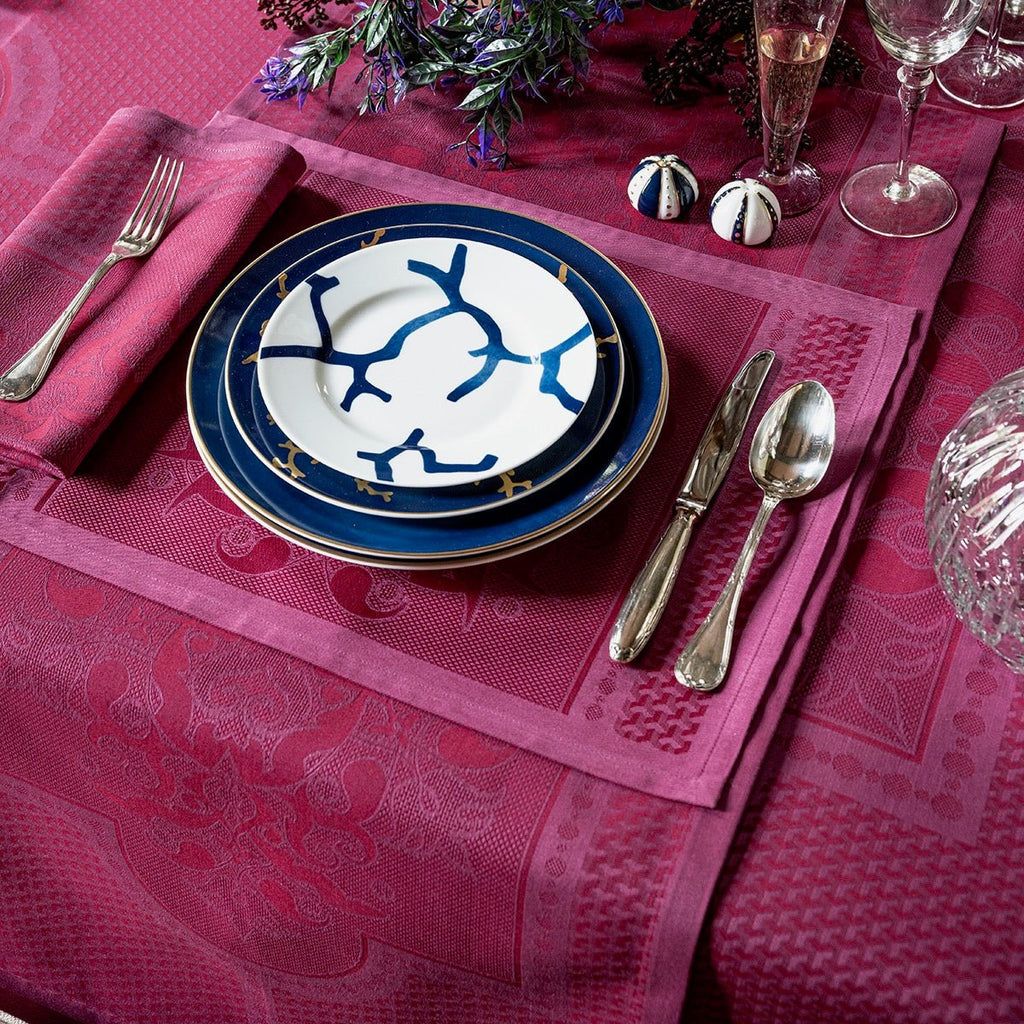 Palais Venitien Pink 20" x 14" Placemat by Le Jacquard Français