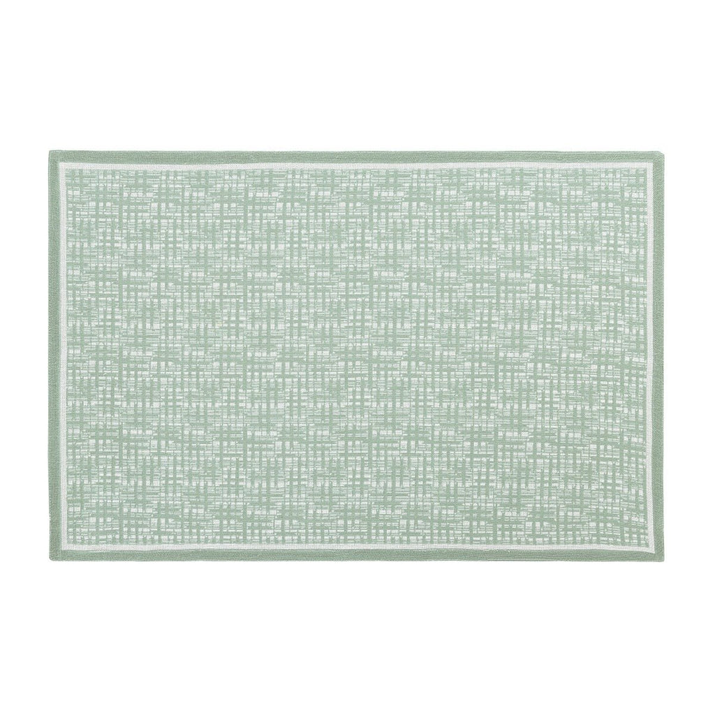 Wagara Green 20" x 14" Placemat by Le Jacquard Français