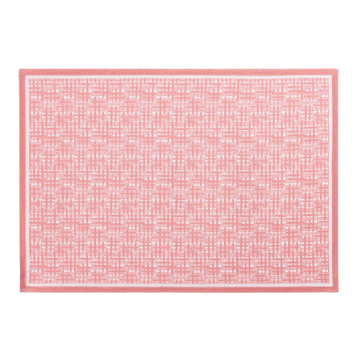 Wagara Pink 20" x 14" Placemat by Le Jacquard Français