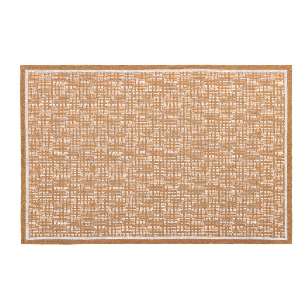 Wagara Beige 20" x 14" Placemat by Le Jacquard Français