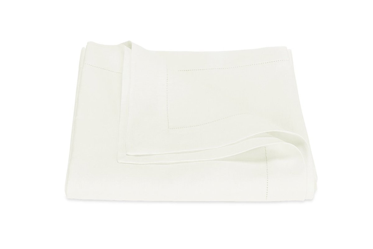 Valentina Hemstitch Ivory Table Linens by Matouk