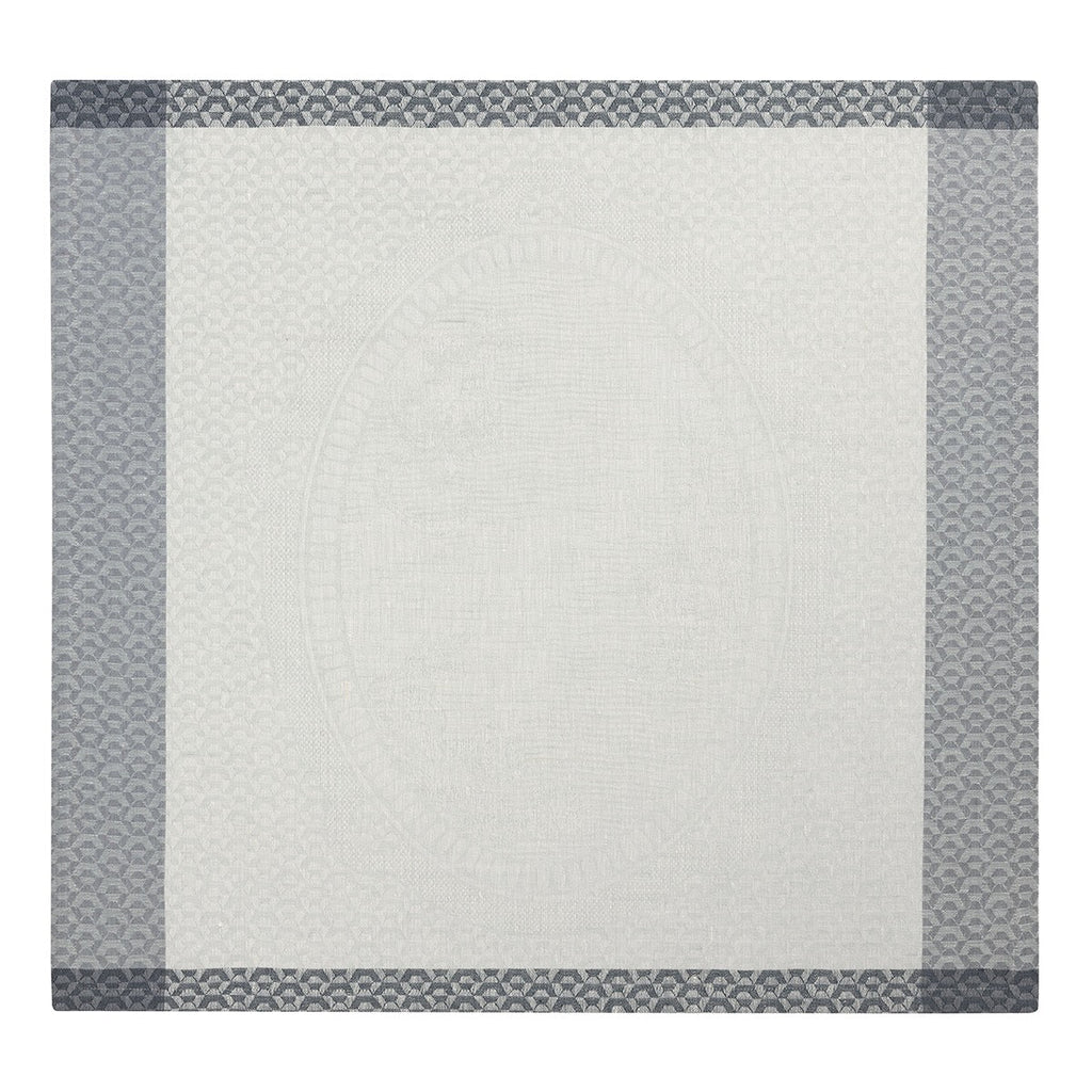 Evasion Celeste Grey 23" x 23" Napkin by Le Jacquard Français