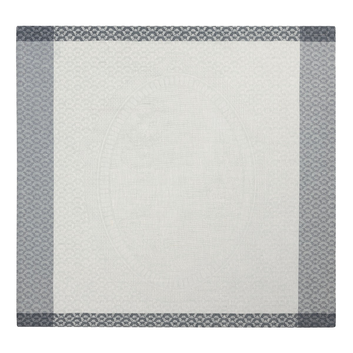 Evasion Celeste Grey 23" x 23" Napkin by Le Jacquard Français
