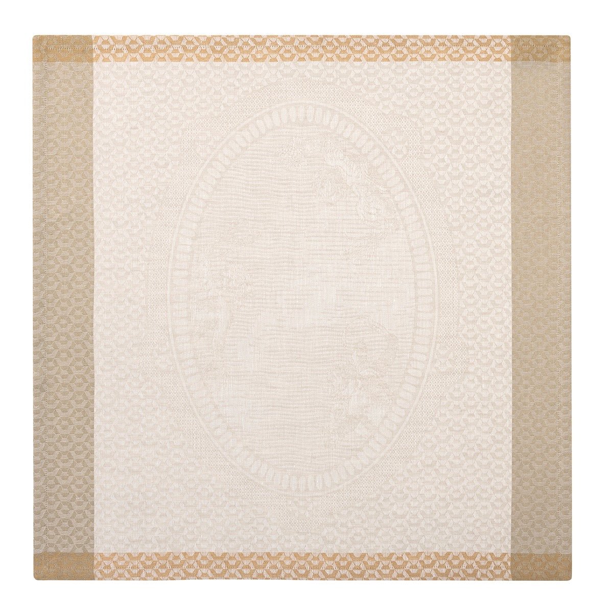 Evasion Celeste Beige Napkin by Le Jacquard Français