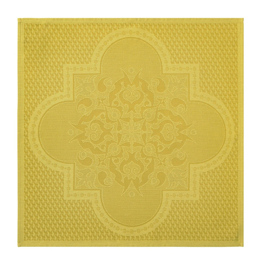 Palais Venitien Yellow 23" x 23" Napkin by Le Jacquard Français
