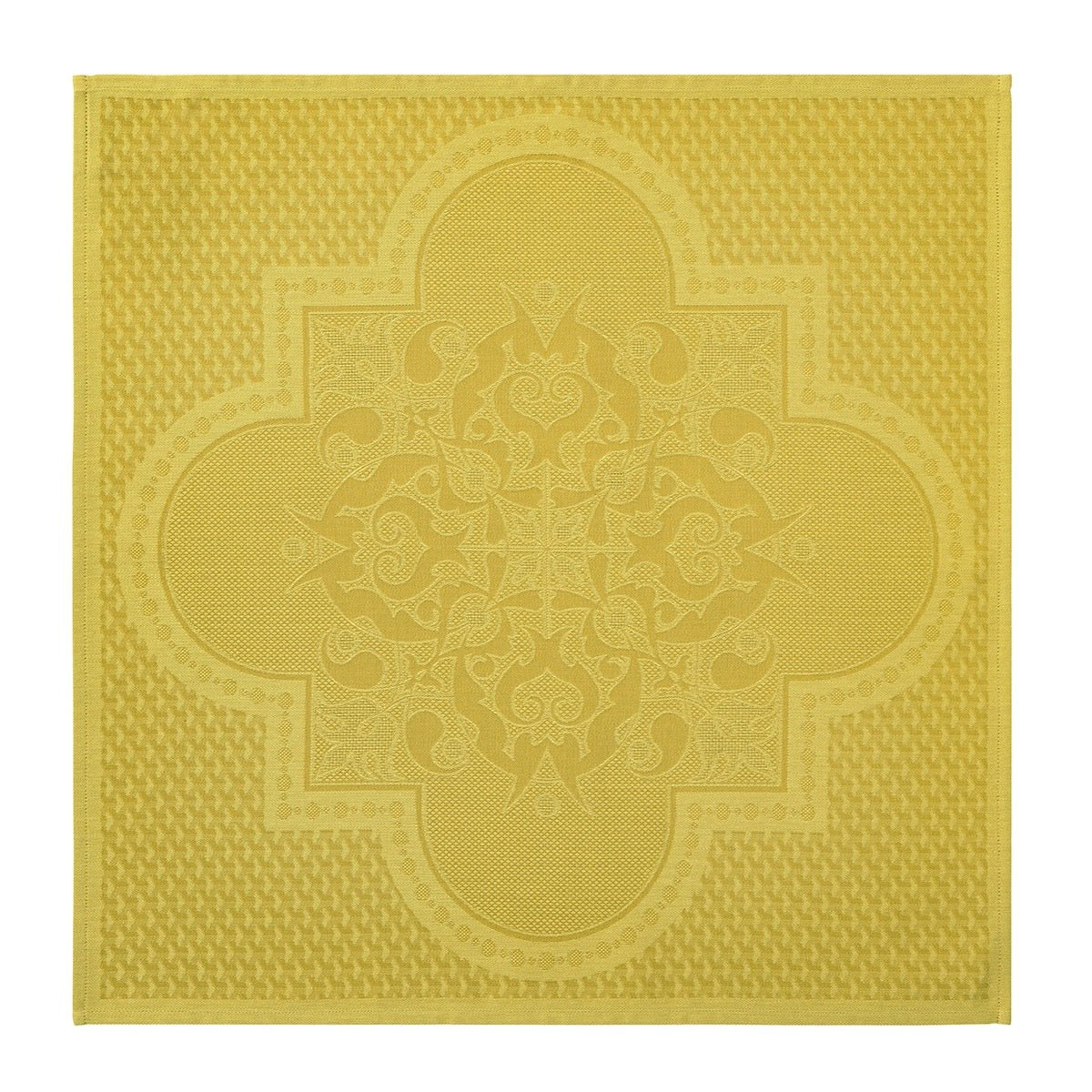 Palais Venitien Yellow 23" x 23" Napkin by Le Jacquard Français