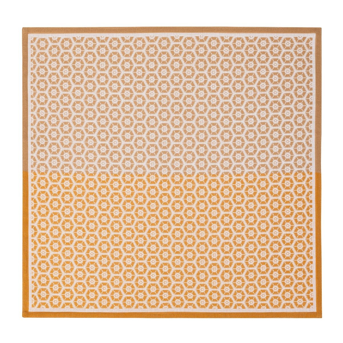 Wagara Beige 20" x 20" Napkin by Le Jacquard Français