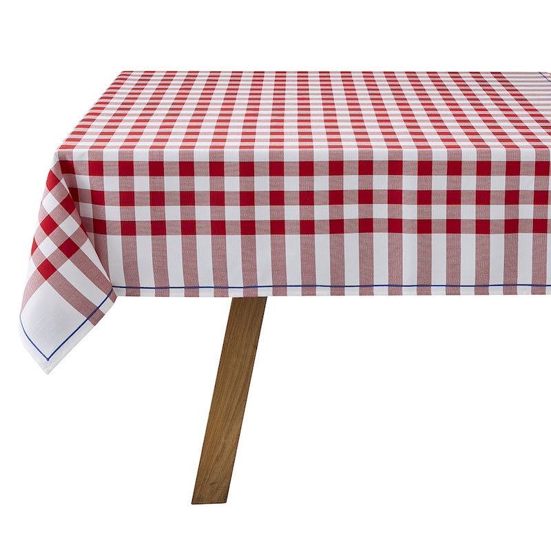 Bistrot français red tablecloth by le jacquard français