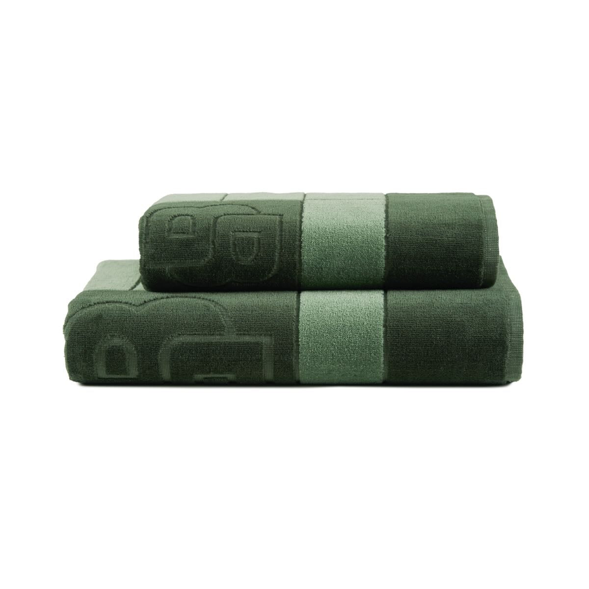 Hugo Boss Double B Cypres Towels by Yves Delorme
