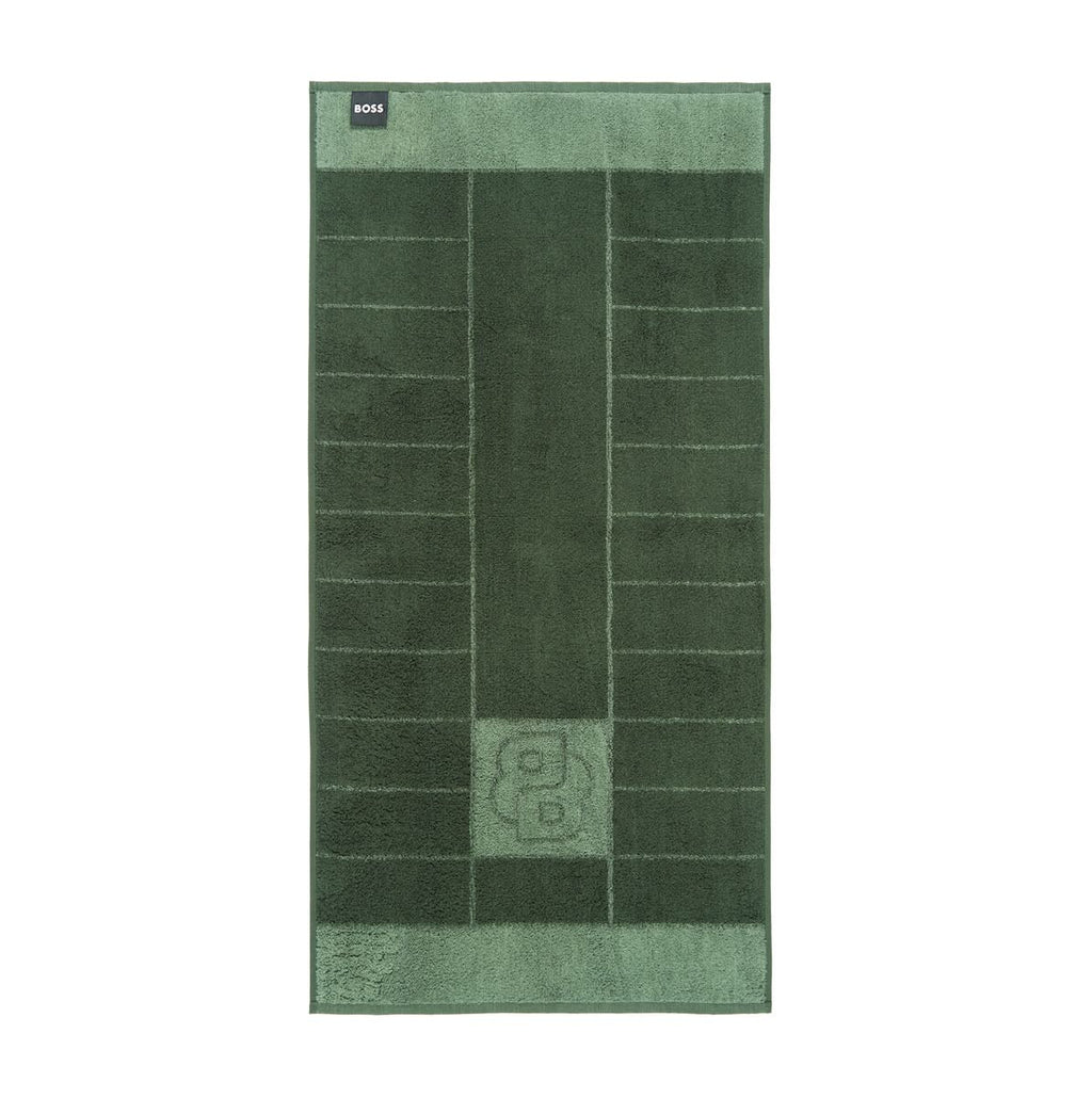 Hugo Boss Double B Cypres Towels by Yves Delorme