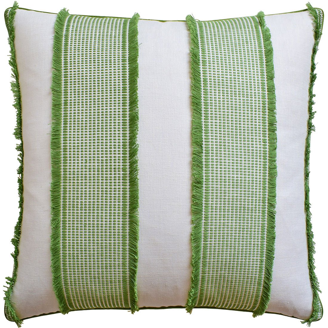 Tulum Green Throw Pillow by Ryan Studio