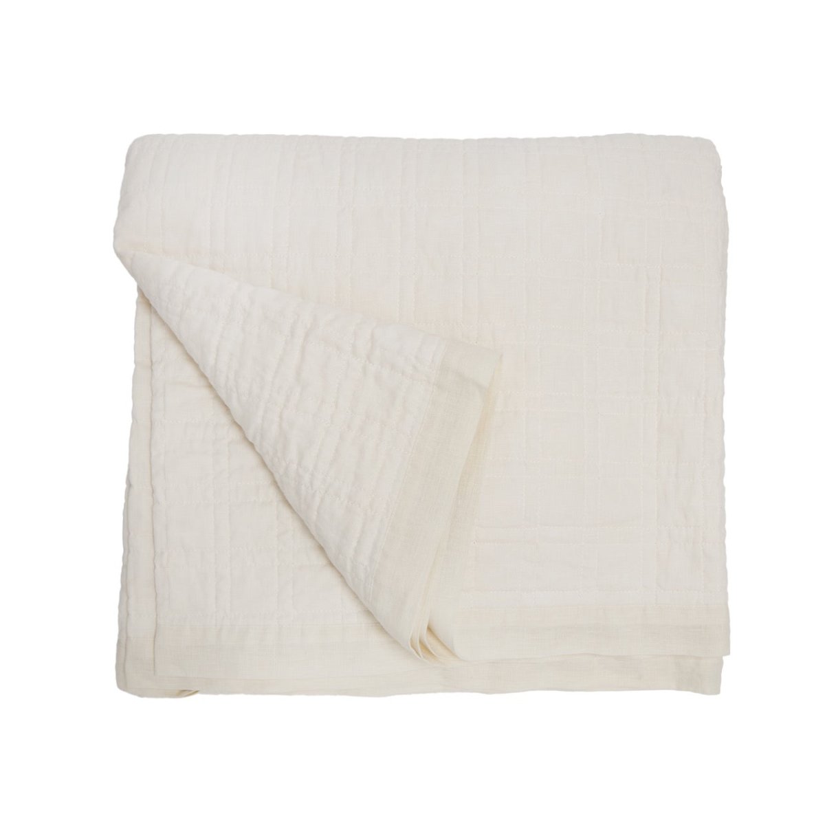 Owen Cream Quilted Coverlets by Pom Pom at Home