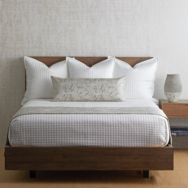 Waves Bed Finisher Set in Silver by Ann Gish