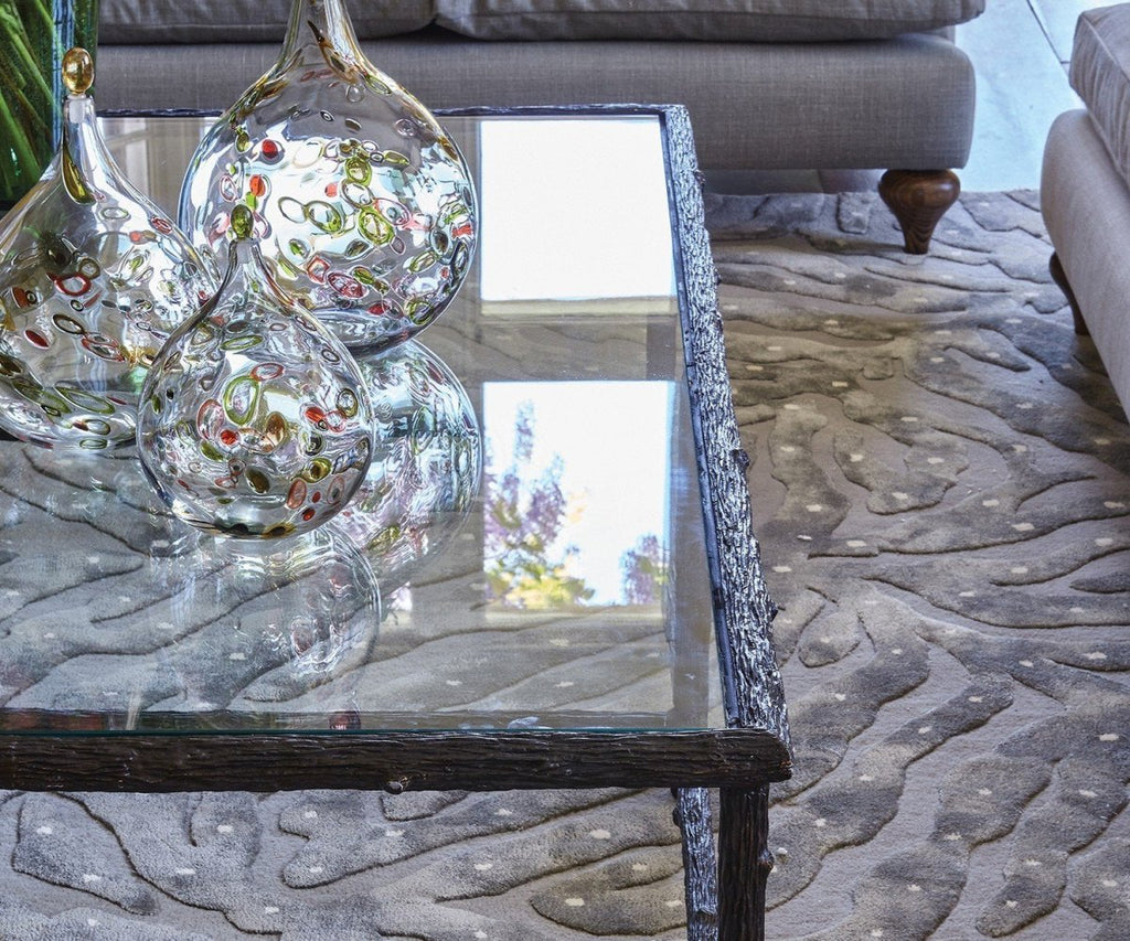 Amitta Slate Rug by William Yeoward