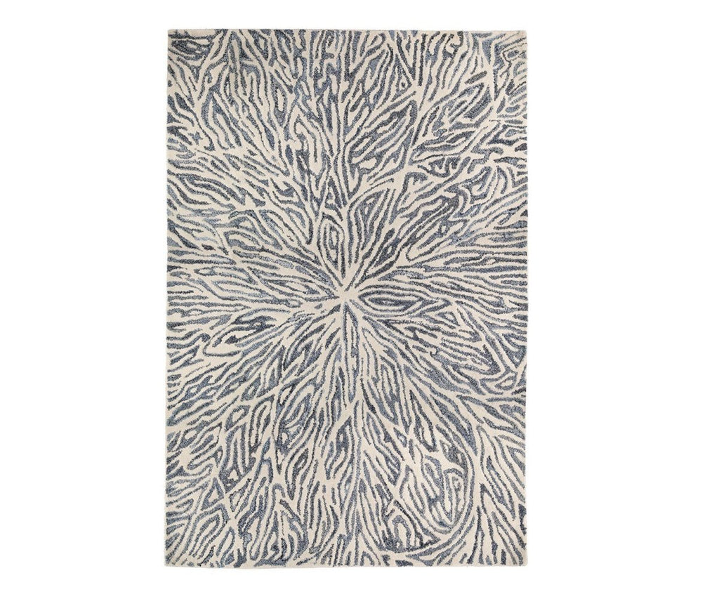 Flavia Blues Rug by William Yeoward