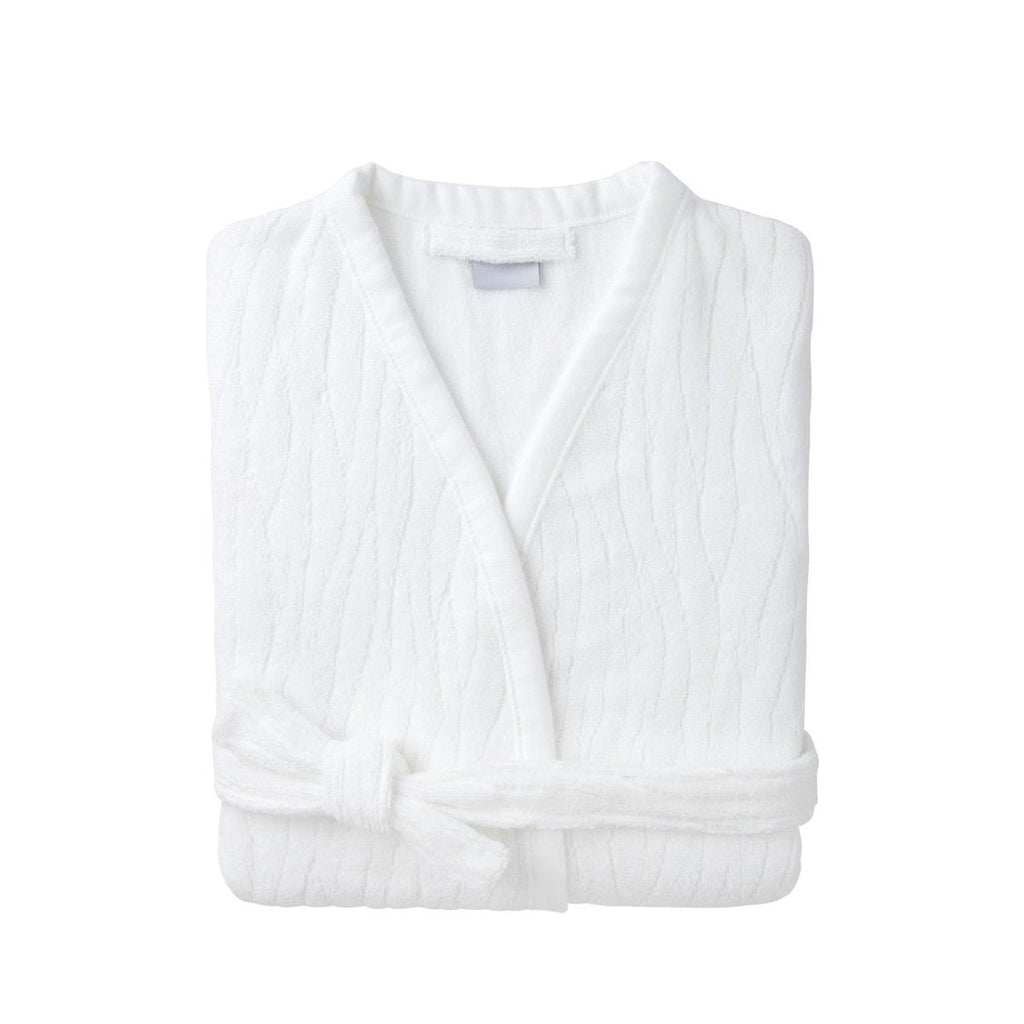 Luciole Organic Cotton Women's Bath Robe in Kimono Style by Yves Delorme