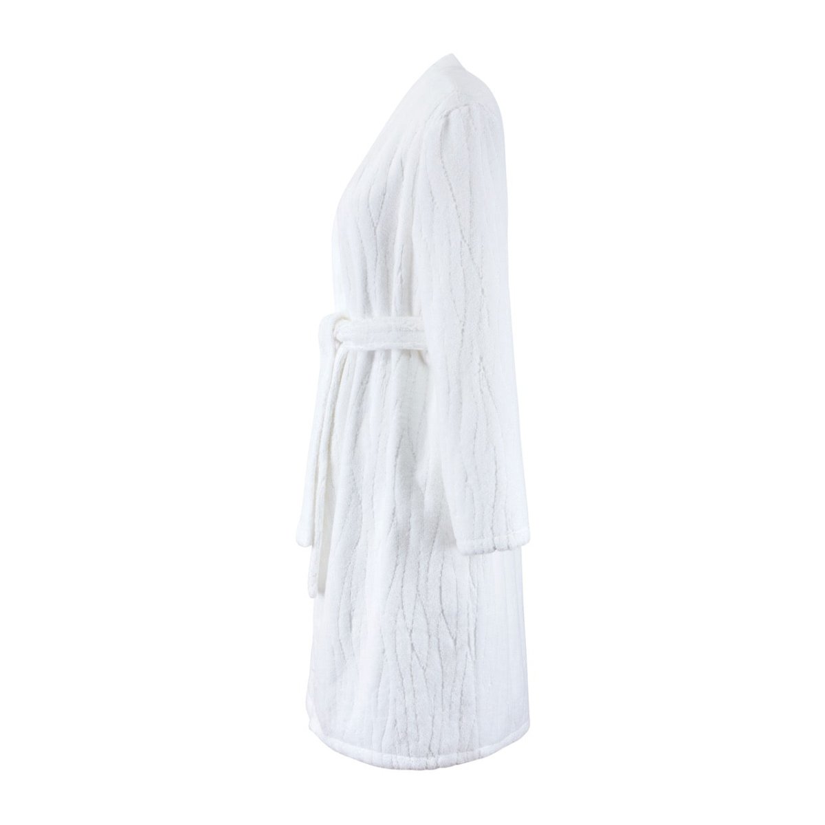 Luciole Organic Cotton Women's Bath Robe in Kimono Style by Yves Delorme