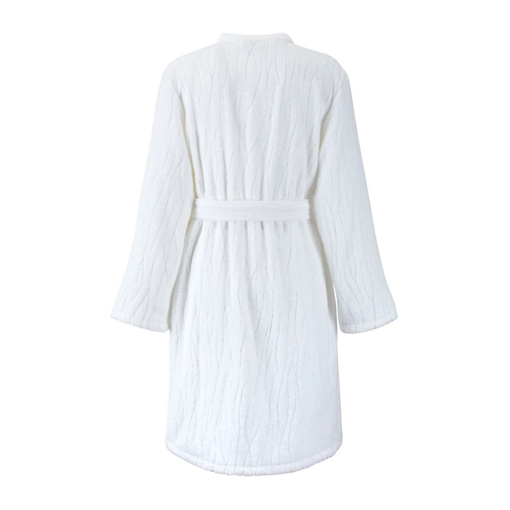 Luciole Organic Cotton Women's Bath Robe in Kimono Style by Yves Delorme